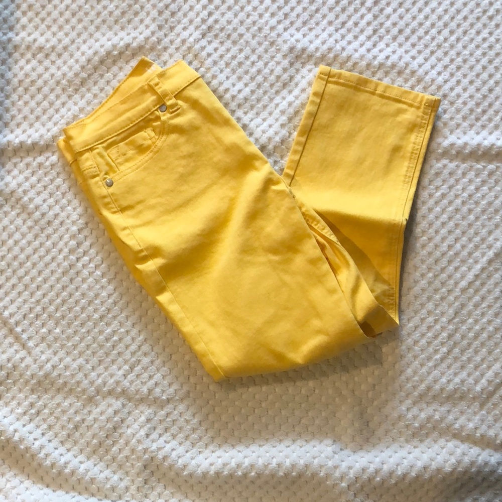 Bright Yellow Jeans NWOT